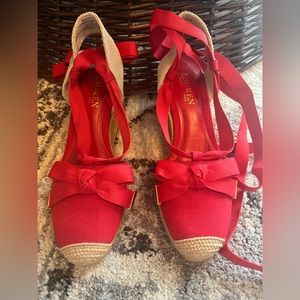 Brand New Ralph Lauren Hollie Espadrille Wedge Sandal